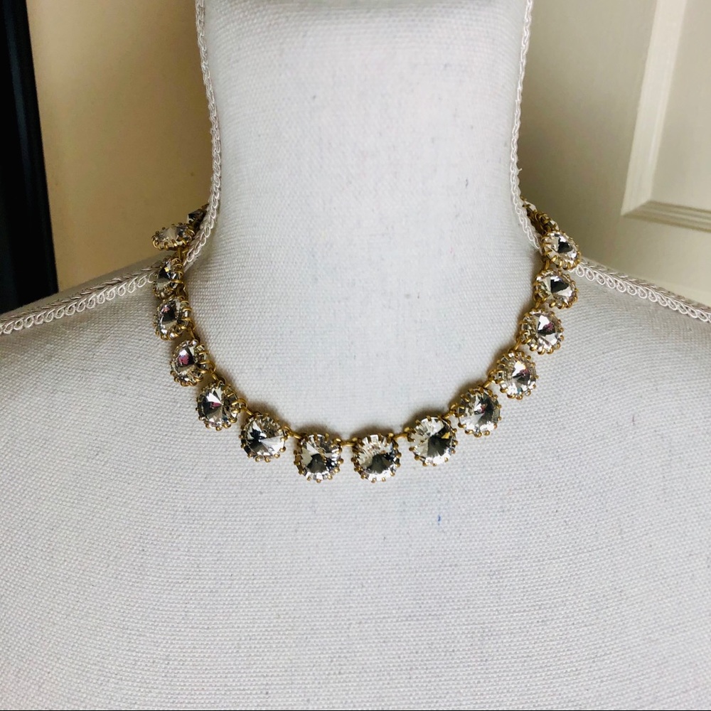 J. Crew Venus Fly Trap Crystal Necklace